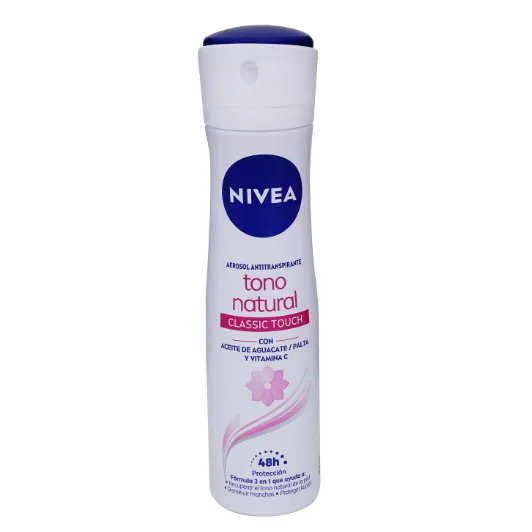 NIVEA DESODORANTE AEROSOL ACLARADO NATURAL X 150 ML - Ecofarma